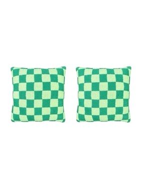 Target x Wicked by Paul Tazewell Elphaba Checkmat Throw Pillows 17” x 17” - 2 Ct